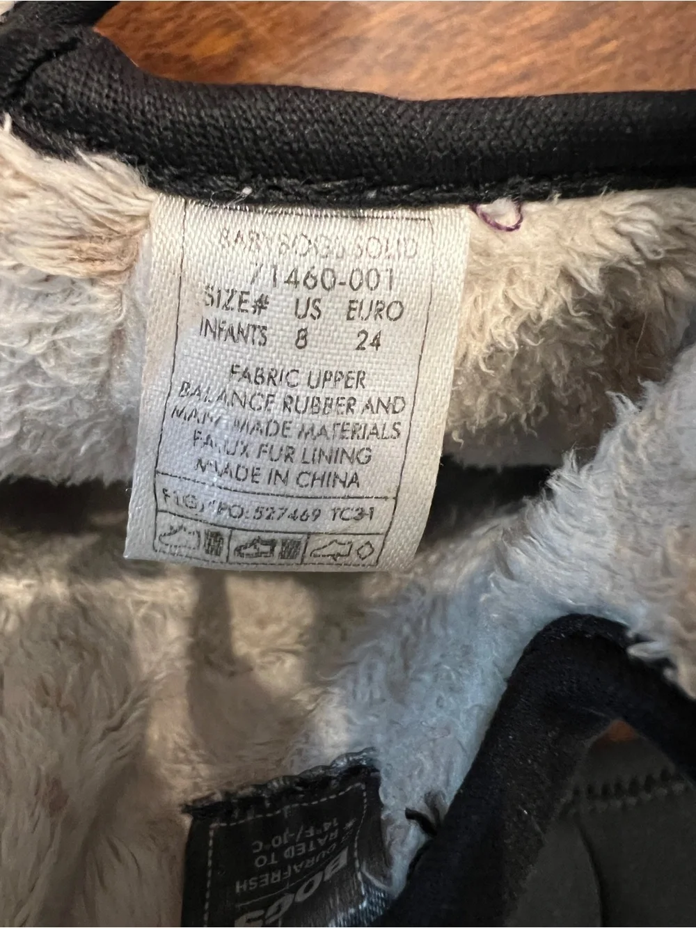 BOGS Baby Bogs Classic Solid Waterproof Boots Infant Toddler Size 8 Black